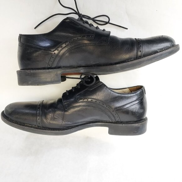 Johnston Murphy Cap-Toe Oxford Shoe Men's 8.5 Signature Series Leather Sheepskin - Picture 10 of 15